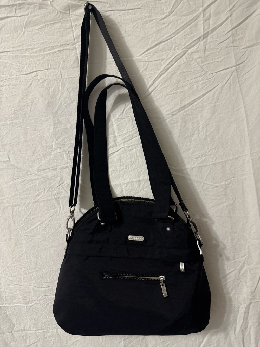 Baggallini Black Convertible Shoulder & Crossbody Bag